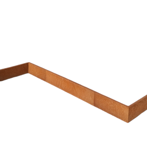 Obrzeże ogrodowe  Bent Proste Corten L-100 H-18