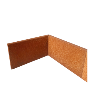 Obrzeże ogrodowe  Bent Wewnętrzne Corten  L-50 H-28