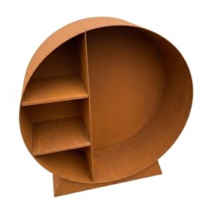 Regał na drewno Sirco Corten 40x120x125