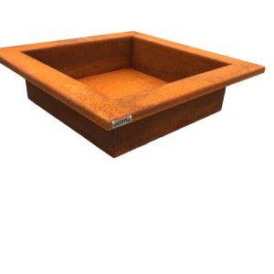 Palenisko Square Corten  80x80x20