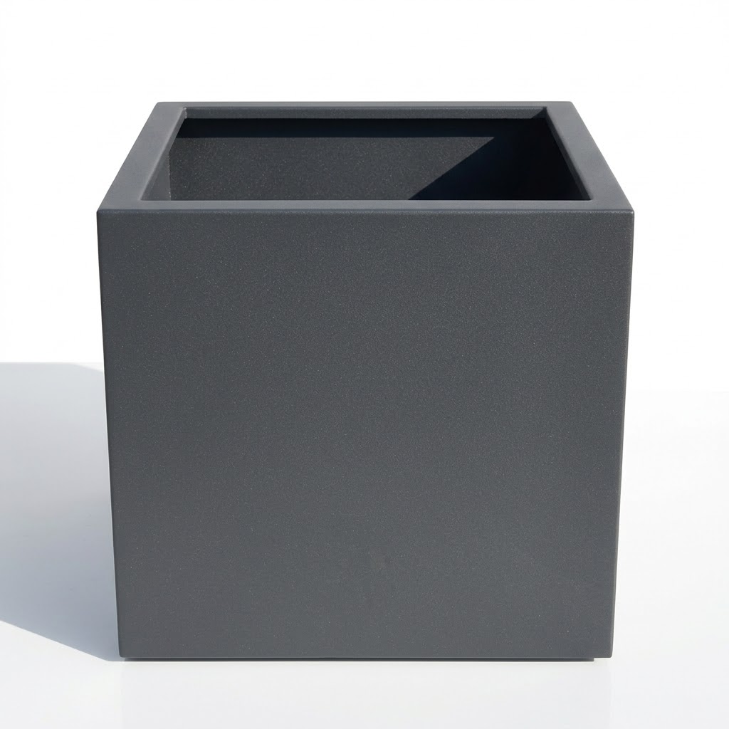 Donica kwadratowa Bent Aluminium 30x30x30