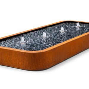 Fontanna Koro Corten 300x100x40
